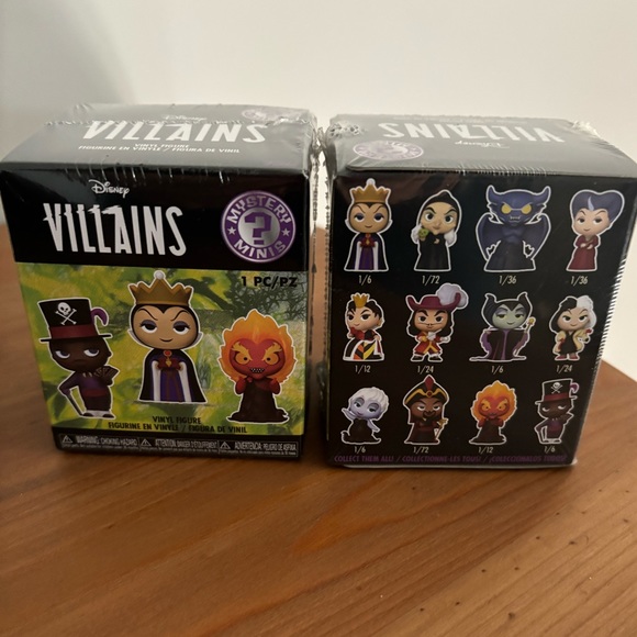 Disney Other - Disney Villians Mystery Mini Vinyl Figures